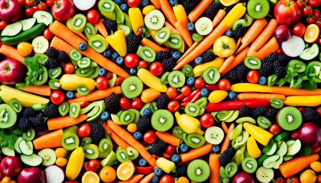 healthy eating tips with fruits and vegetables