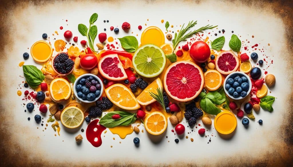 history of food art