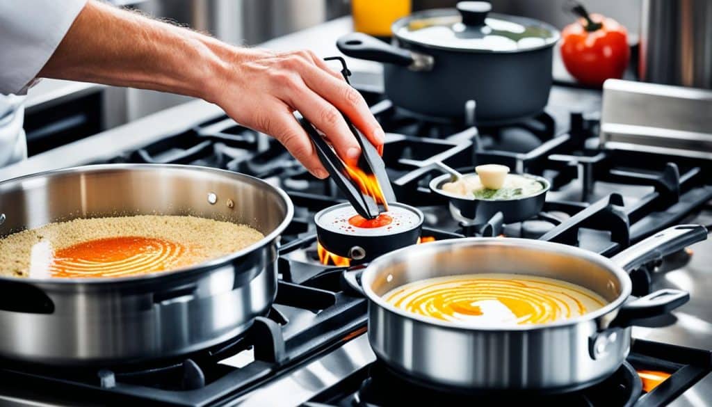 temperature control in cooking