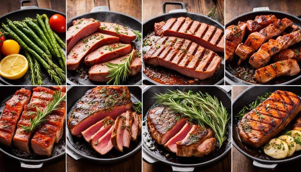 Cooking techniques for proteins