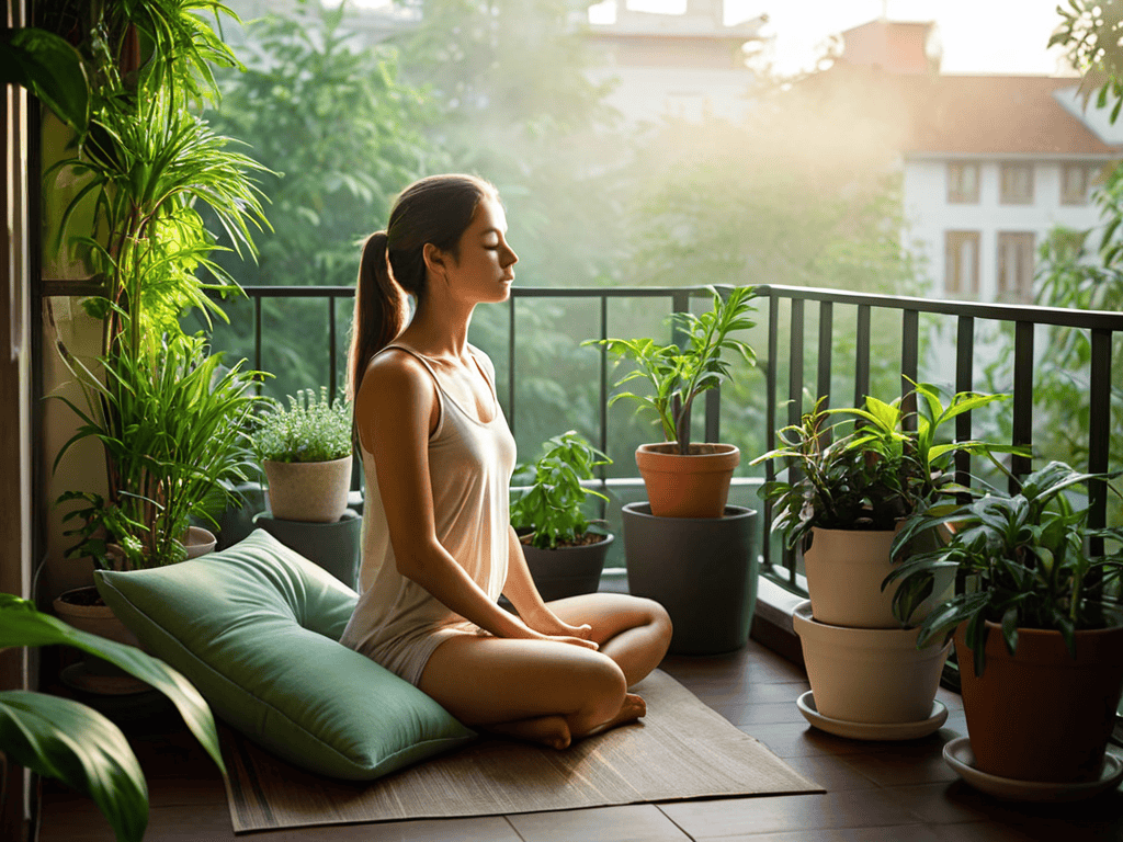 Crafting Wellness Routines outdoors