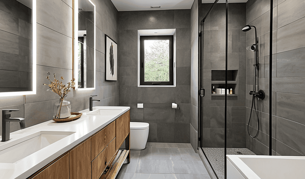 Bathroom renovation on a budget