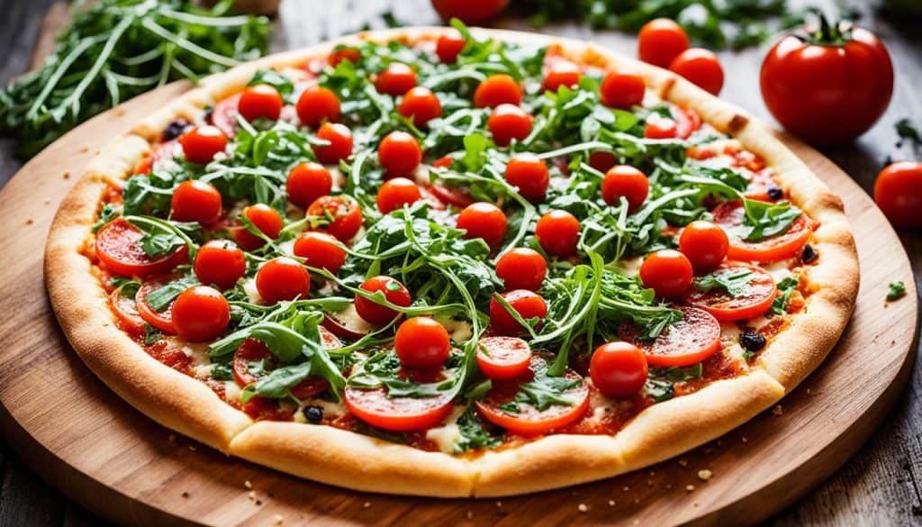 California-style pizza