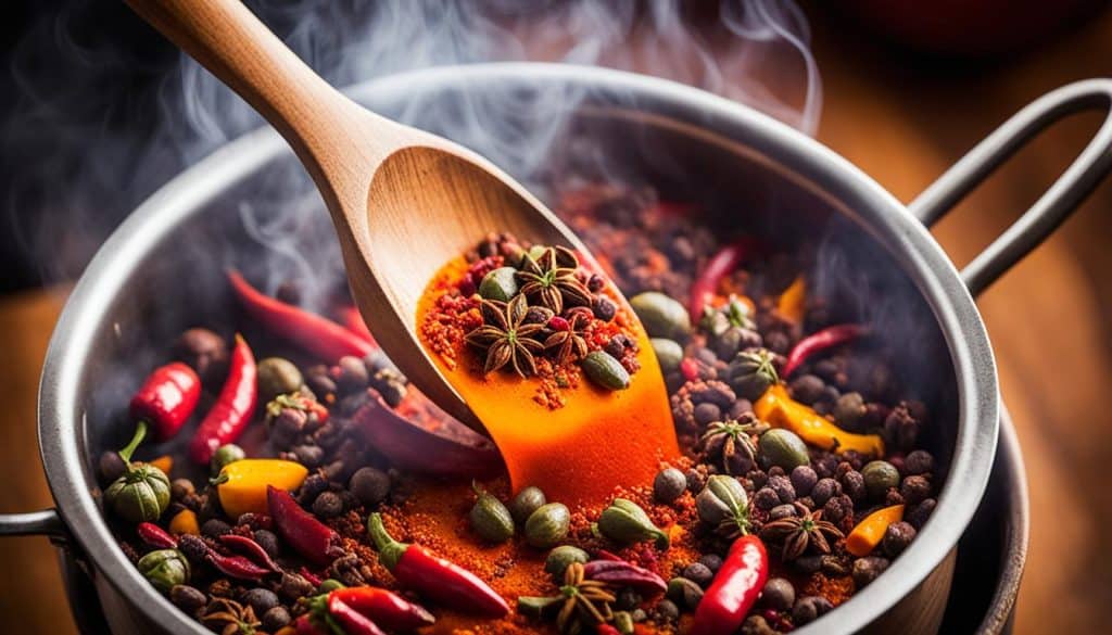 bold flavors and spice
