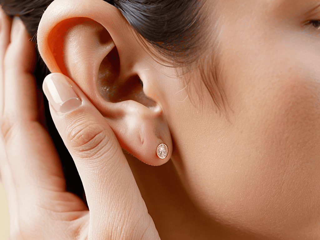 Vagus nerve ear massage tranquility