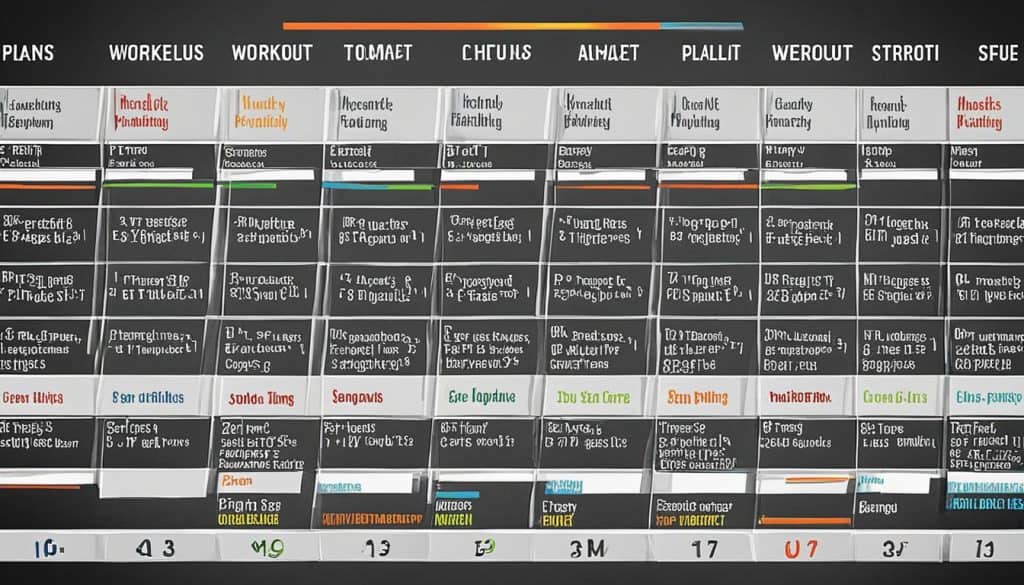 weekly workout plan