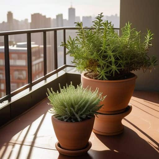 Nurturing Low Maintenance Balcony Plants in pots.
