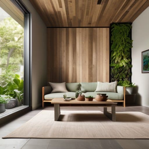 Closing the Circle: biophilic room with daylight