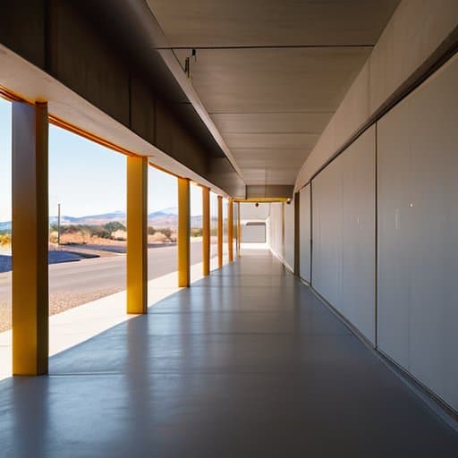 Wrapping It All Up: liminal hallway shadows