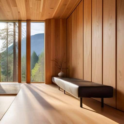 Cross-laminated timber (CLT) acoustics in modern homes.