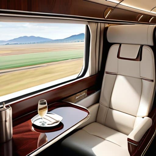 Train-bragging (Flight-free movement) luxury travel showcase