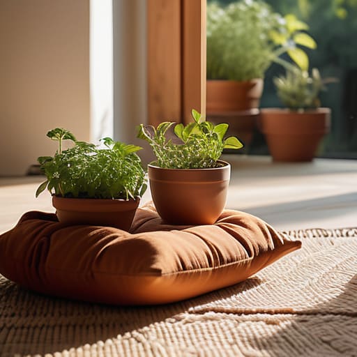 Savoring the stillness in a home sanctuary.