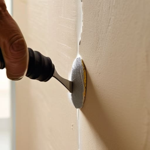How to repair a dry wall hole.